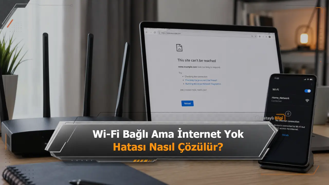 Wi-Fi Bağlı Ama İnternet Yok Hatası Nasıl Çözülür?