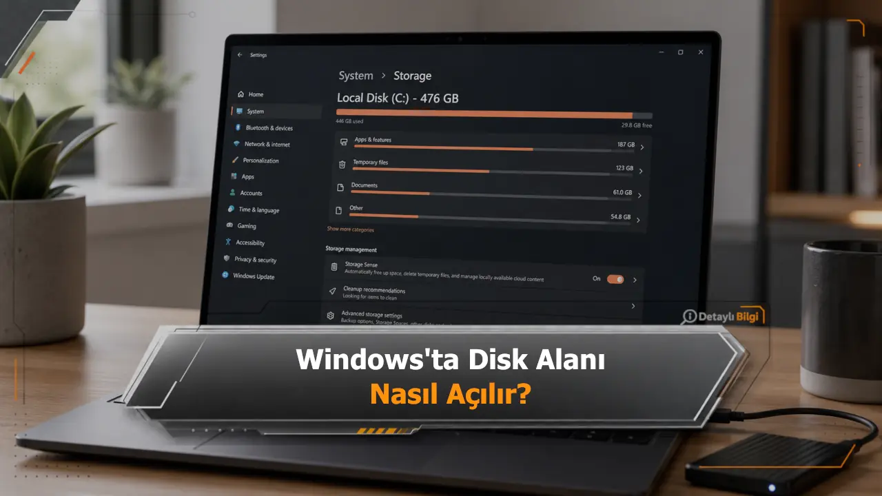 Windows'ta Disk Alanı Nasıl Açılır?
