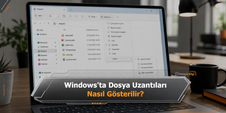 Windows'ta Dosya Uzantıları Nasıl Gösterilir?