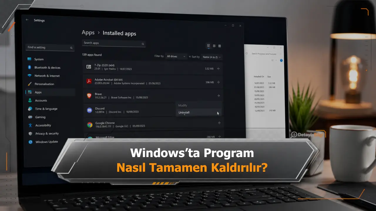 Windows'ta Program Nasıl Tamamen Kaldırılır? Windows'ta Program Nasıl Tamamen Kaldırılır?